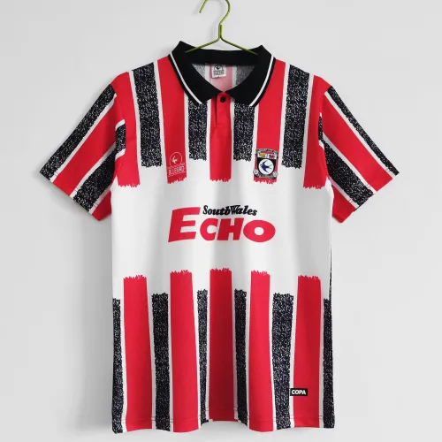Retro 1990 Cardiff City red  soccer jersey football shirt