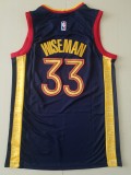 20/21 New Men Golden State Warriors Wiseman 33 blue city version basketball jersey