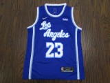 Men Los Angeles Lakers Latin LOS blue basketball jersey 23