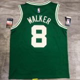 Retro Men Celtics Walker 8 green basketball jersey