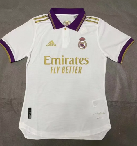 2022 player Style real madrid Emirates white soccer jersey football shirt
