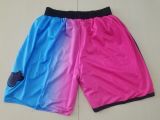 20/21 New Men Miami Heat pocket edition pink blue basketball shorts
