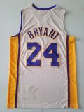 20/21 New Men Los Angeles Lakers Bryant 24 white basketball jersey