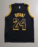 20/21 New Men Los Angeles Lakers Bryant 8 24 black basketball jersey L035#
