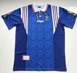 1998 New Adult Thai version French home retro blue soccer jersey football shirt