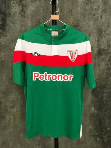 Adult Thai version Athletic Club Bilbao green retro soccer jersey football shirt