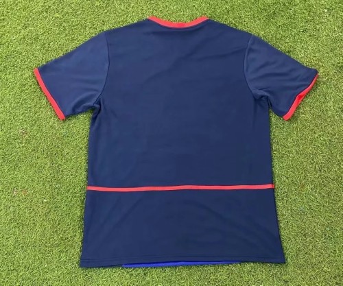 Retro 02-04 Arsenal away blue soccer jersey football shirt