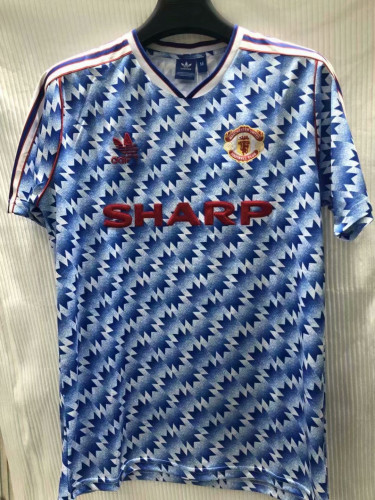 Adult Thai version Arsenal blue retro soccer jersey football shirt