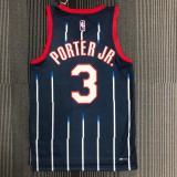 22 season Houston Rockets City version PORTER JR. 3 basketball jersey