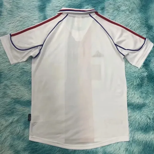Retro 00-01 Lyon home white soccer jersey football shirt