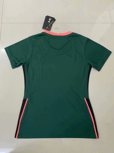 Adult Thai version women spurs home green retro soccer jersey football shirt
