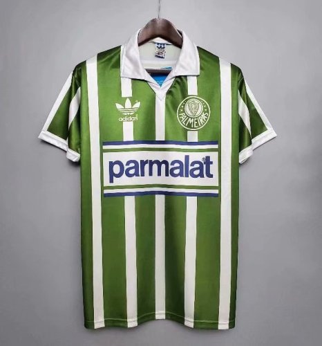 92-93 Adult Thai version Palmeiras home green retro soccer jersey football shirt