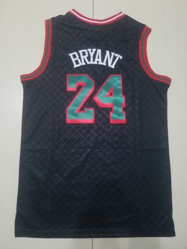 21/22 New Men Los Angeles Lakers Bryant 24 black basketball jersey
