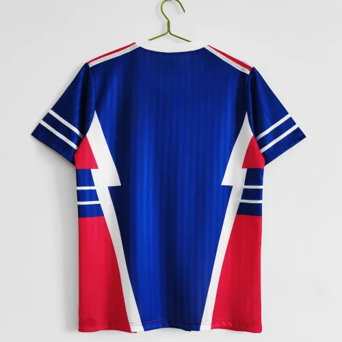Retro 1990 Yugoslavia home blue red soccer jersey football shirt