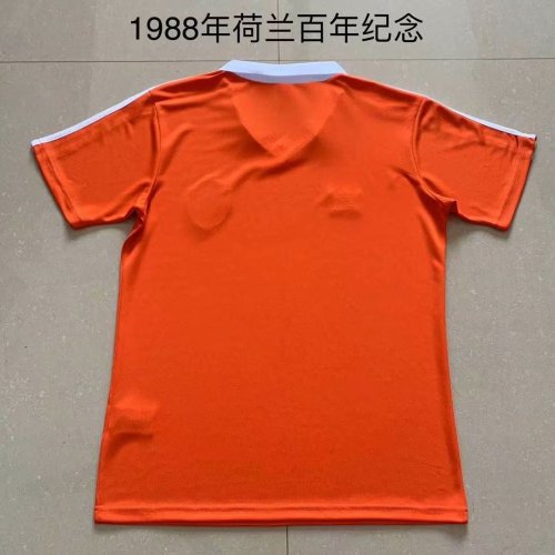 Retro 1988 centennial of the Netherlands soccer jersey football shirt