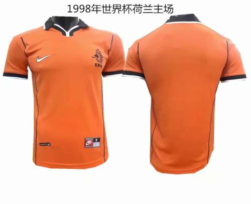 1998 Adult Thai version Netherlands home The World Cup retro soccer jersey football shirt