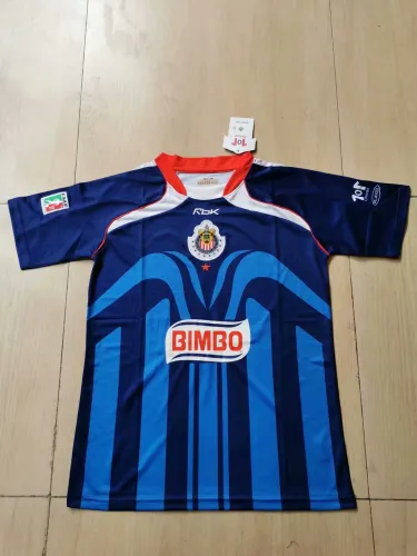06-07 Adult Thai version Chivas away retro soccer jersey football shirt