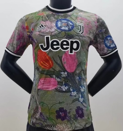 player Style 22-23 Juventus special flower version Soccer Jersey football shirt