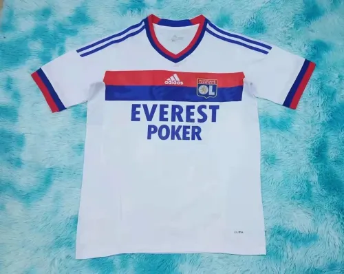 Retro 11-12 Lyon home white soccer jersey football shirt