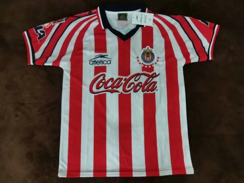 Retro 98-99 Chivas home red soccer jersey football shirt