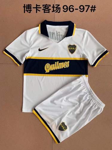 Retro 96-97 Boca away soccer uniforms football kits