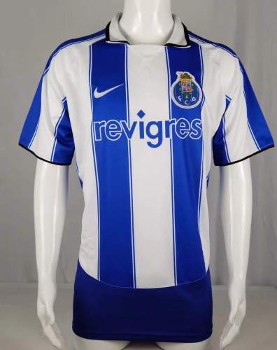 Retro 03/04 FC Porto home soccer jersey football shirt