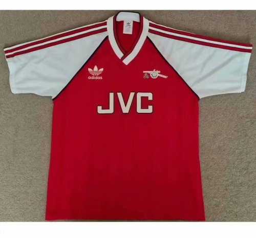88-89 Adult Arsenal home red retro soccer jersey football shirt
