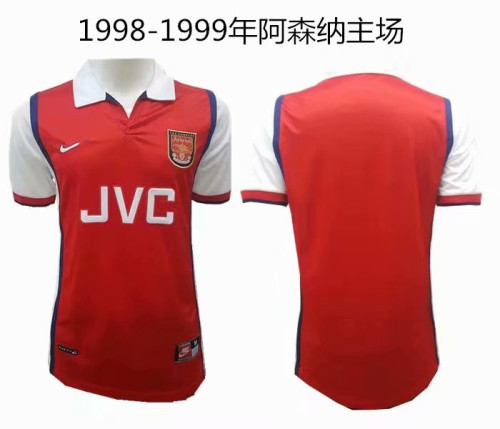 1998-1999 Adult Thai version Arsenal home retro soccer jersey football shirt