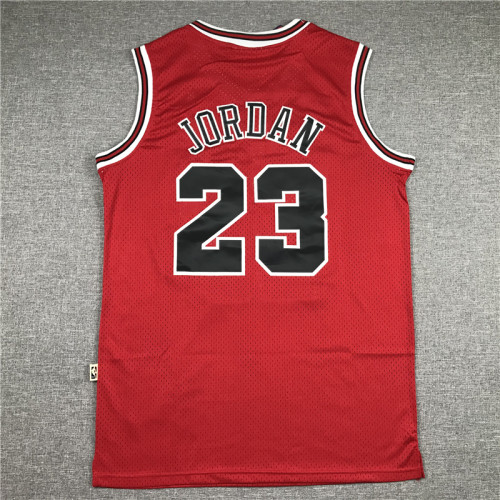 98 Men Chicago Bulls Jordan classic red  retro basketball jersey 23