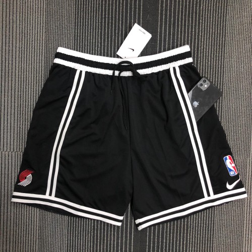 2022 Portland Trail Blazers black basketball shorts