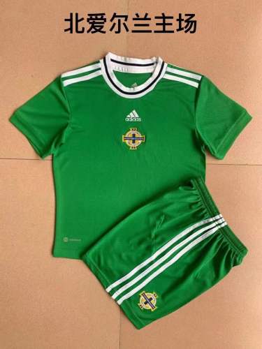 22/23 New Children Northern Ireland home soccer kits football uniforms