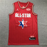 Adult All-Star Alphabet brother red basketball jersey 34