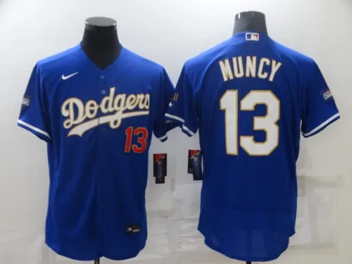 2022 Men's Los Angeles Dodgers MUNCY 13 blue MLB Jersey