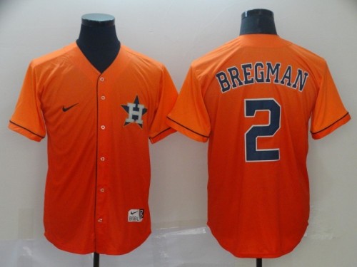 2022 Houston Astros BREGMAN 2 orange MLB Jersey