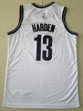 20/21 New Men Brooklyn Nets Harden 13 white basketball jersey shirt