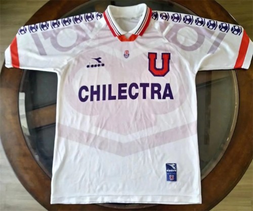 Retro 1996 Universidad de Chile away soccer jersey football shirt