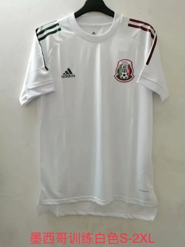 2022 Thai version Mexico white training jersey Soccer Jersey football shirt