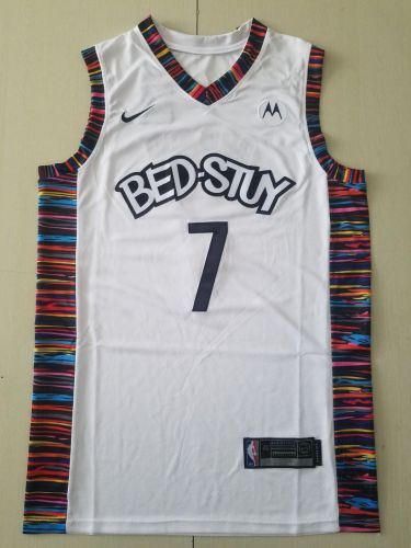 20/21 New Men Brooklyn Nets Durant 7 city edition white basketball jersey shirt