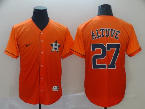 2022 Houston Astros ALTUVE 27 orange MLB Jersey