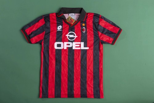 Retro 95-96 AC home soccer jersey football shirt