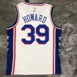 20/21 New Men Philadelphia 76ers Howard 39 white basketball jersey
