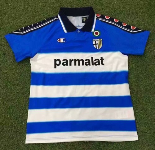 Retro 1999-2000 Parma third away blue soccer jersey football shirt