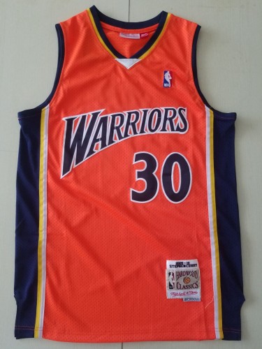 21/22 New Men Golden State Warriors Curry 30 orange basketball jersey