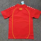 16 Adult Macedonia home red retro soccer jersey football shirt