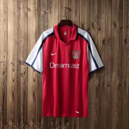 2000-2002 Adult Thai version Arsenal home retro red soccer jersey football shirt