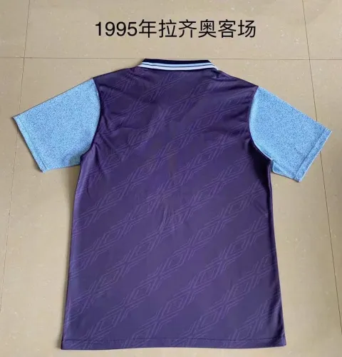Retro 1995 Lazio away blue soccer jersey football shirt