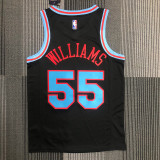 21 season Sacramento Kings City version 55 Williams basketball jersey