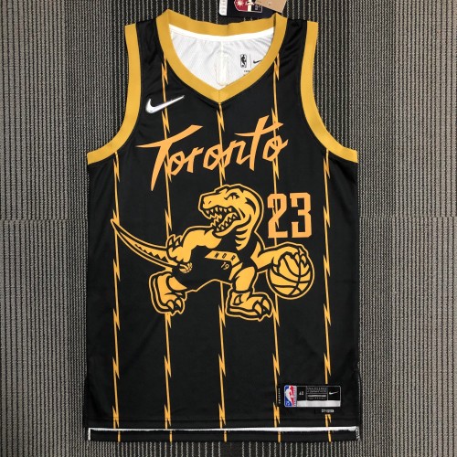 22 season Toronto Raptors City version 23 Vanvleet basketball jersey