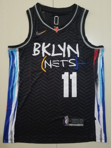 20/21 New Men Brooklyn Nets Irving 11 black basketball jersey shirt