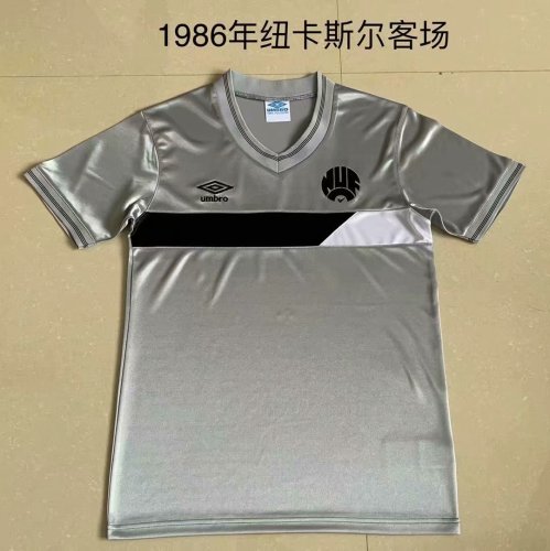 1986 Adult Thai version Newcastle United away retro soccer jersey football shirt
